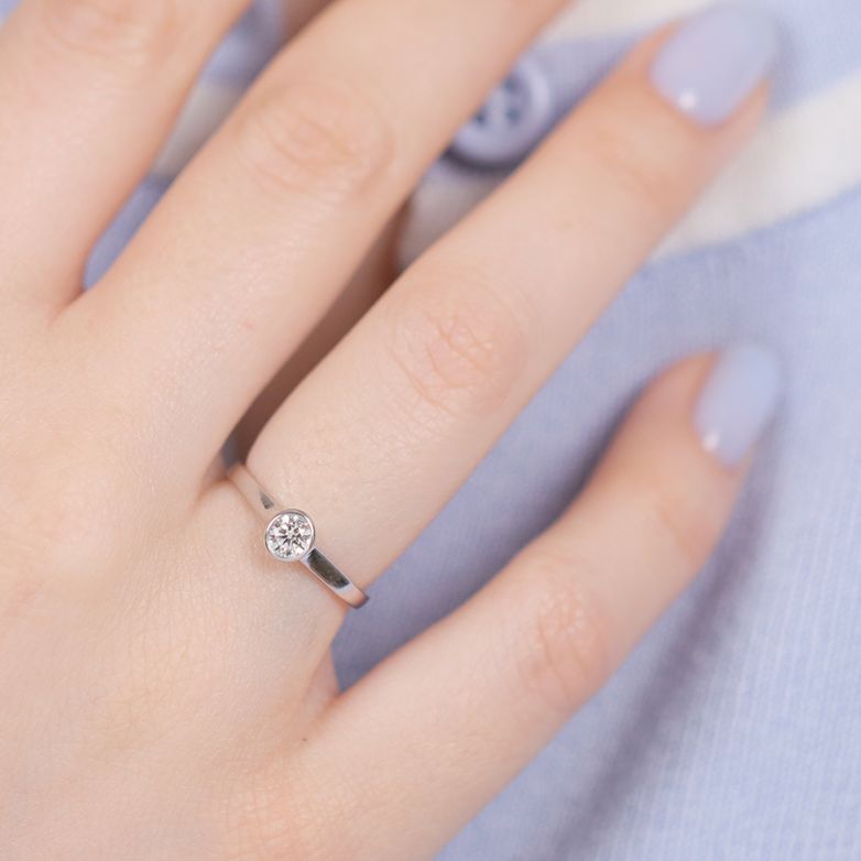 Solitaire diamond 0.18...