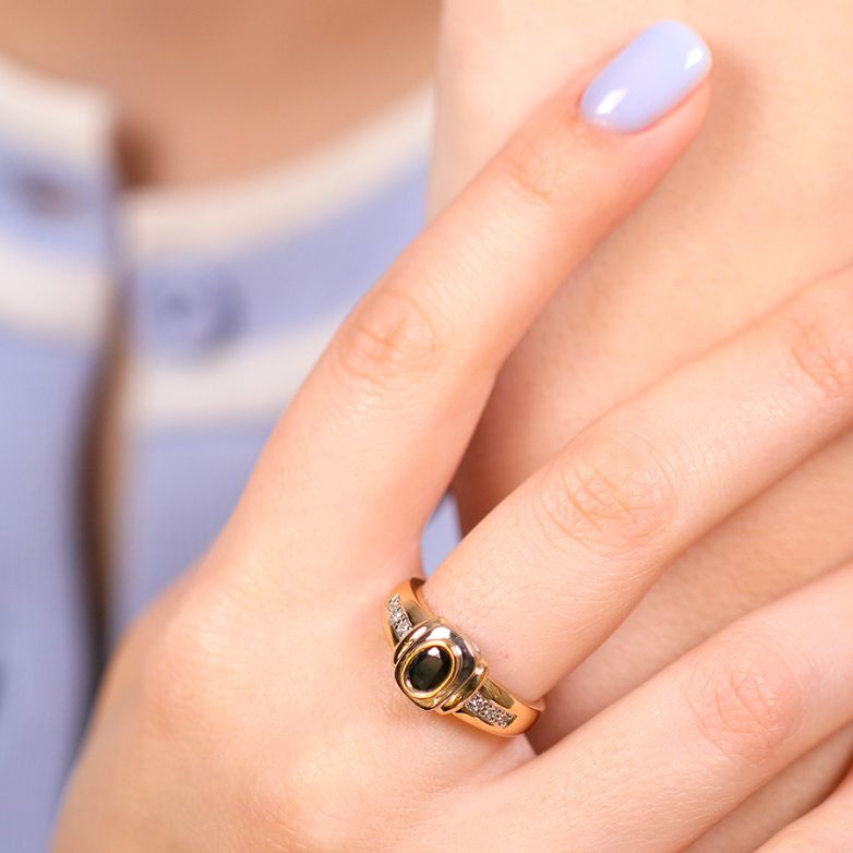 Ring sapphire 0.33 carat...