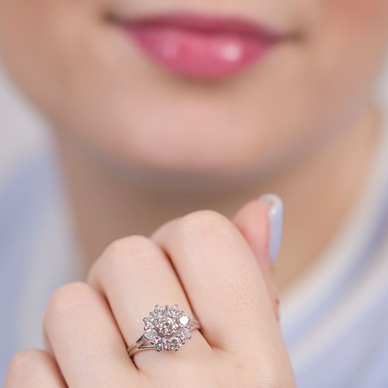 Daisy ring diamonds 1.21...