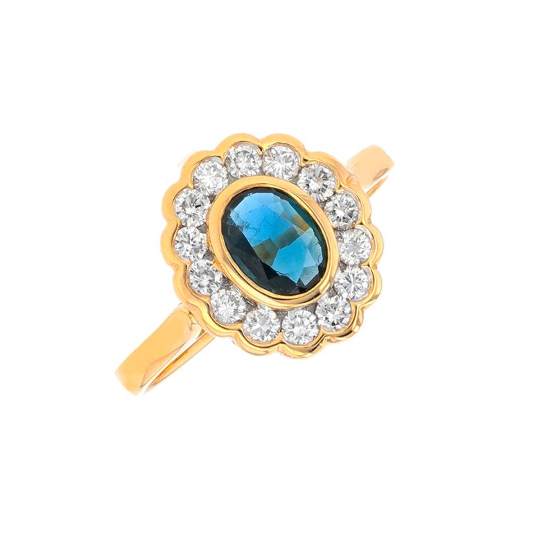 Ring sapphire 0.64 carat...