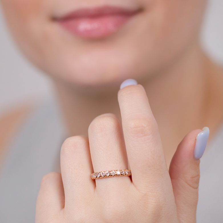 Wedding band full diamond...