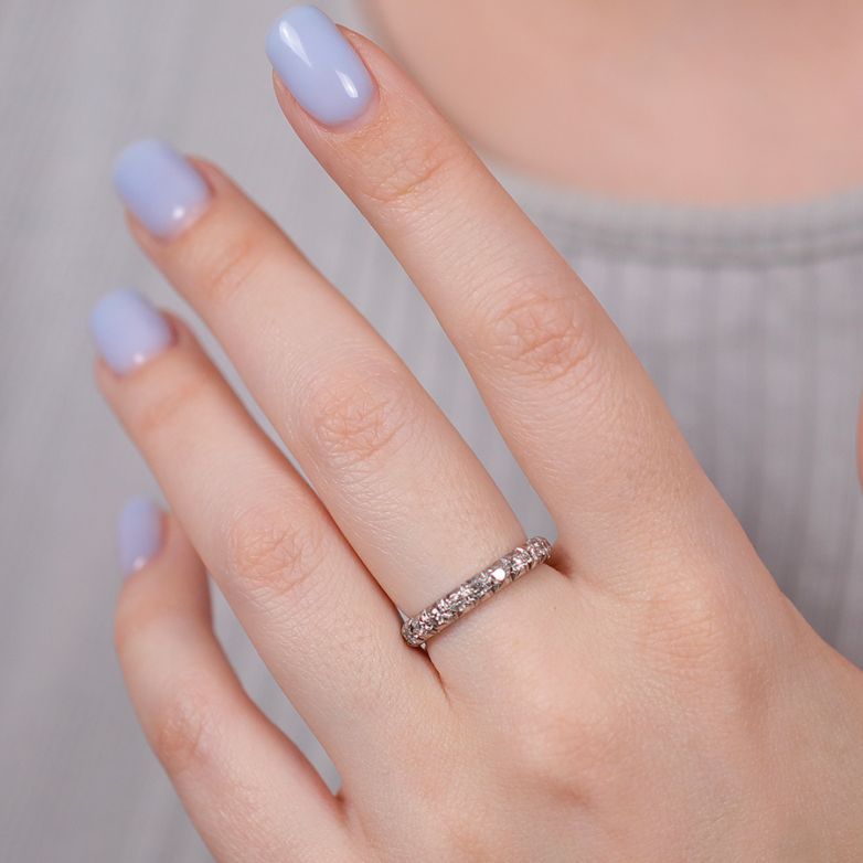 Wedding band full diamond...