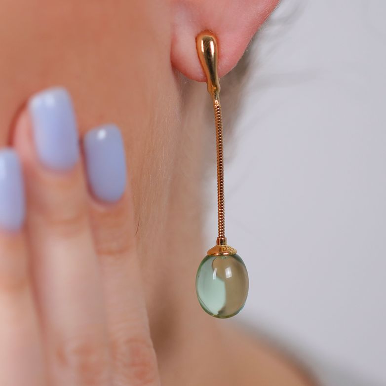 BACCARAT crystal earrings...