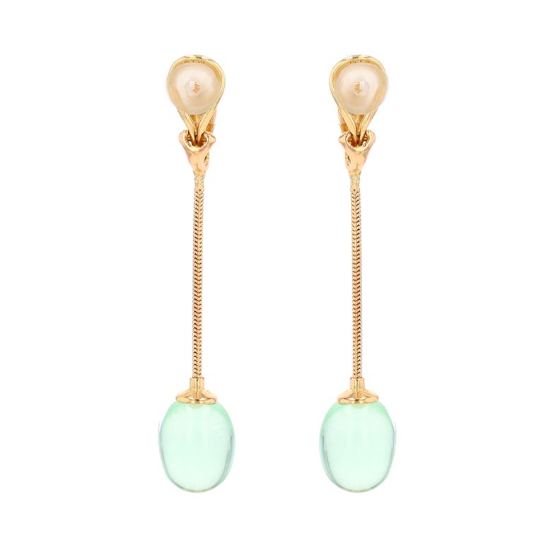 BACCARAT crystal earrings...