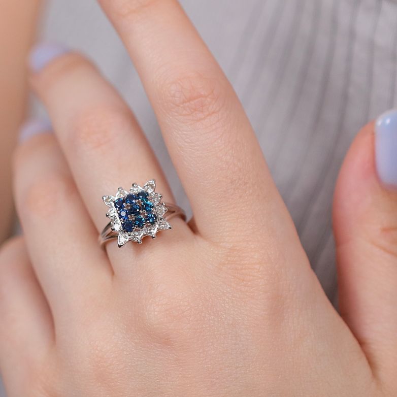 Ring sapphires 0.54 carat...