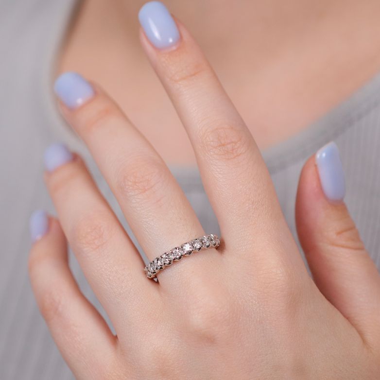 Wedding band full diamond...