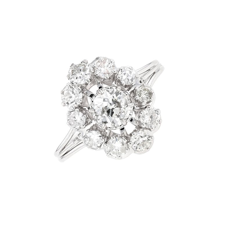 Vintage ring diamonds 1.59...