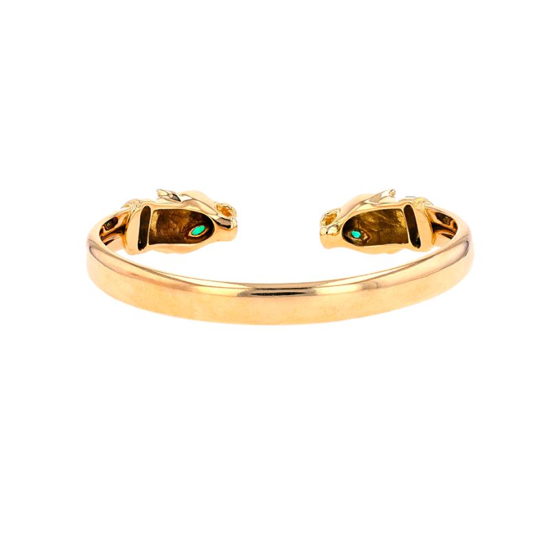 Confronted panther bracelet...