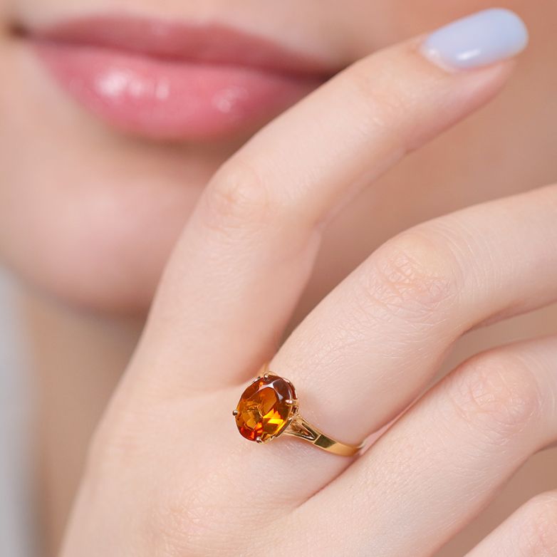 Citrine ring 1.92 carat...