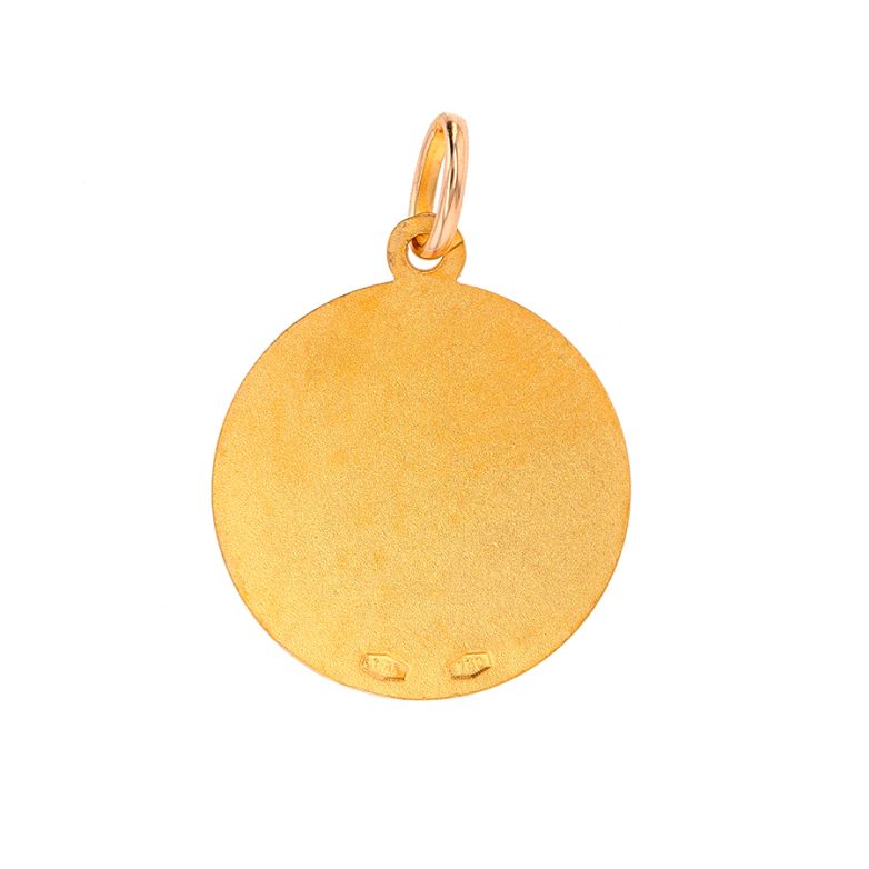 Médaille ange or jaune 4.11g