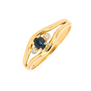 Ring sapphire 0.24 carat...