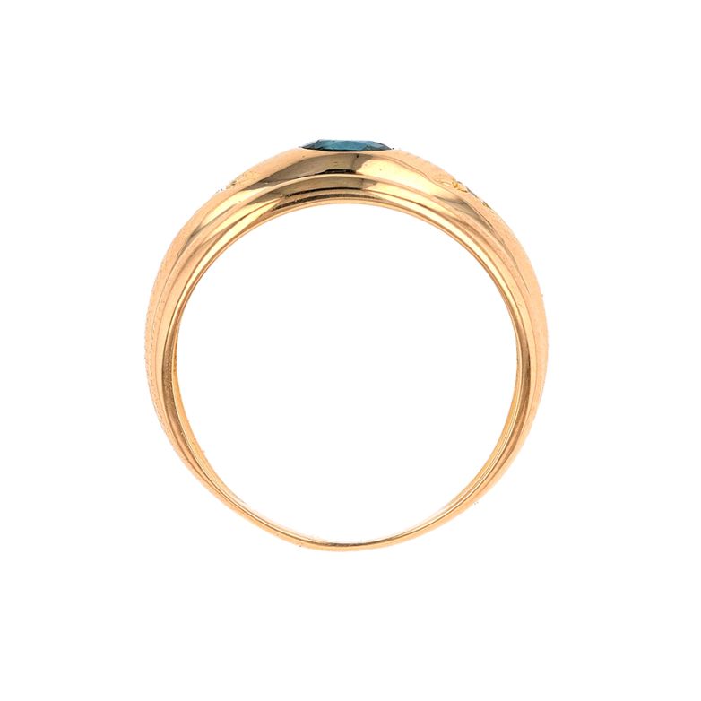 Bague saphir 0.45 carat et...
