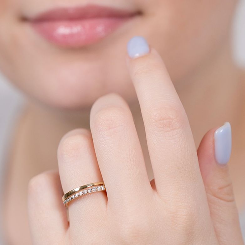 Diamond wedding band 0.165...