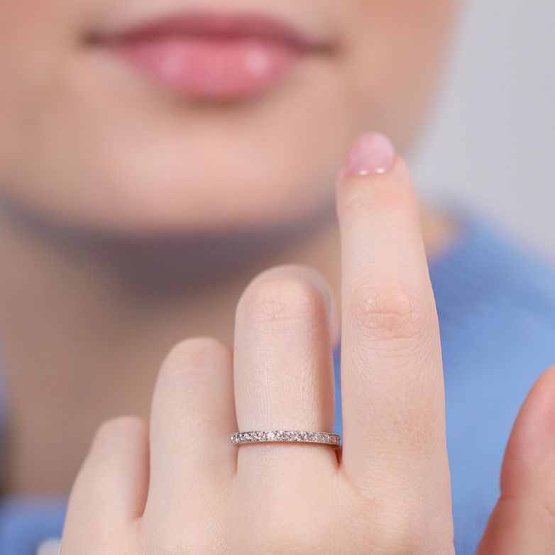 Diamond wedding band 0.28...