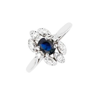 Ring sapphire 0.41 carat...