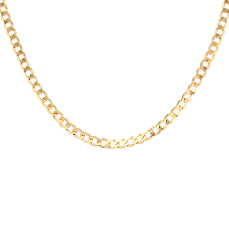 14.03g yellow gold curb...