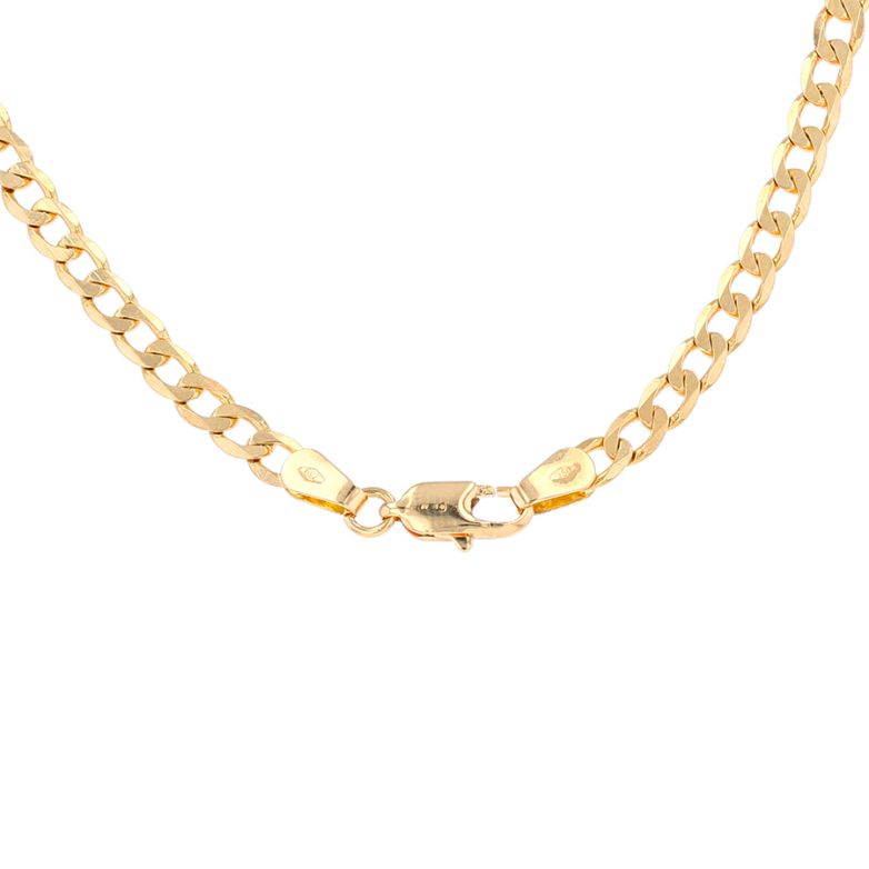 14.03g yellow gold curb...