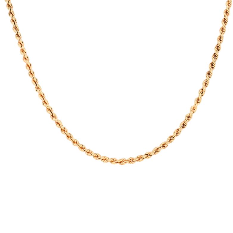22.20g Yellow Gold Rope Chain