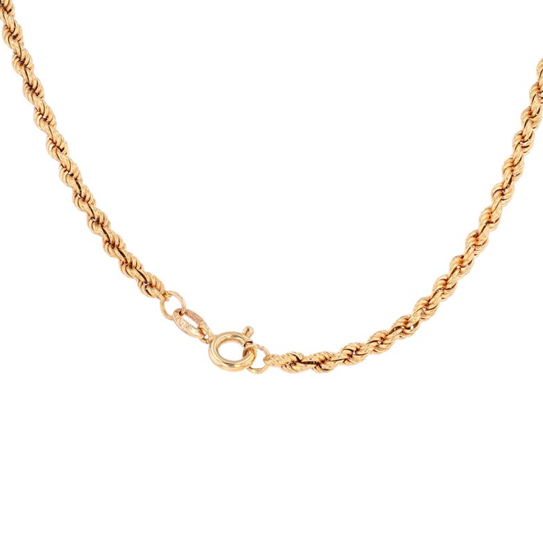 22.20g Yellow Gold Rope Chain