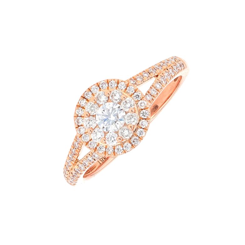 Diamond ring 0.54 carat...