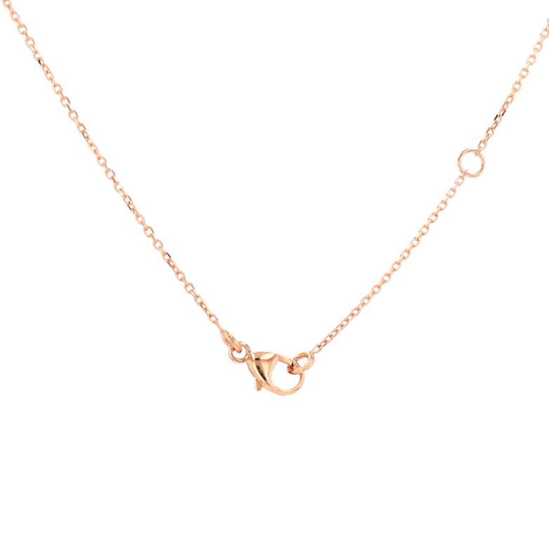 0.45 carat rose gold...