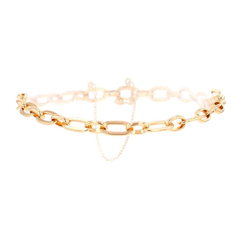 Fancy mesh bracelet yellow...