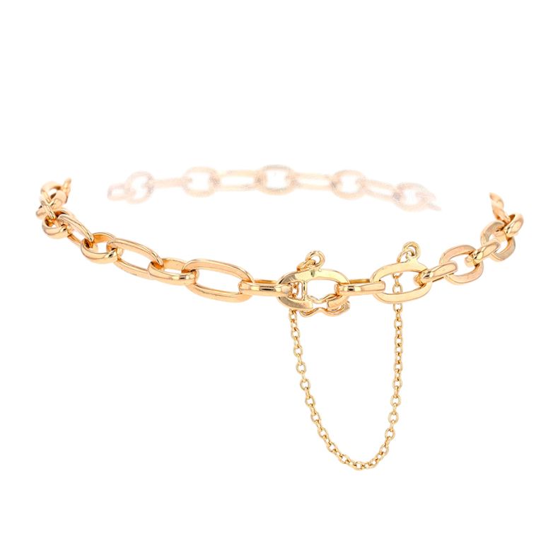 Fancy mesh bracelet yellow...