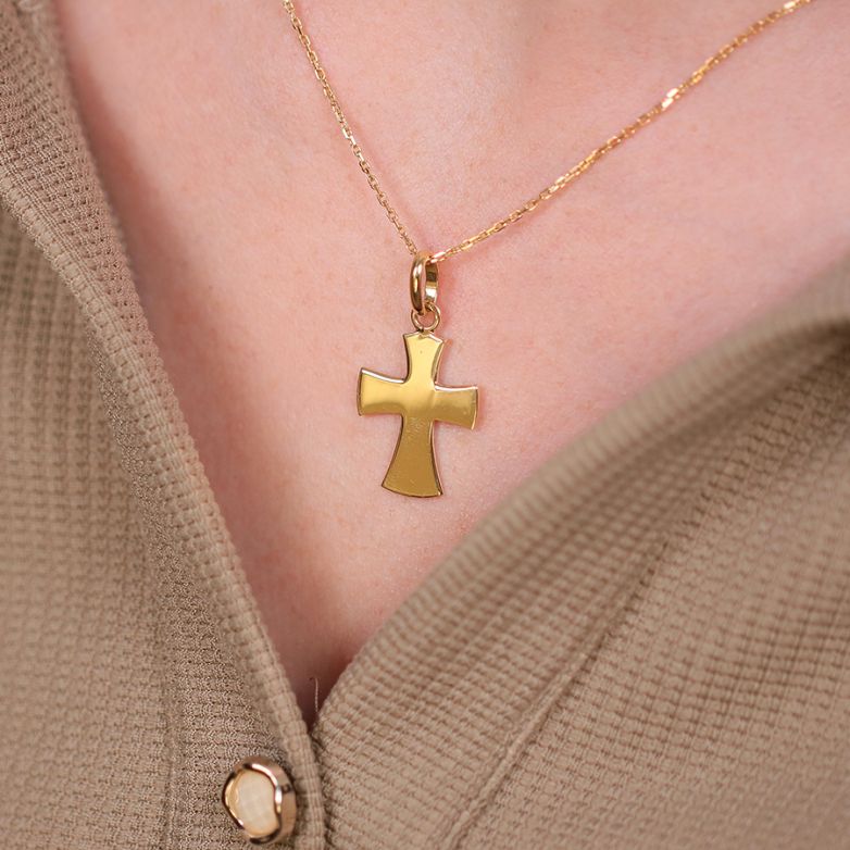 Yellow gold cross 2.95g