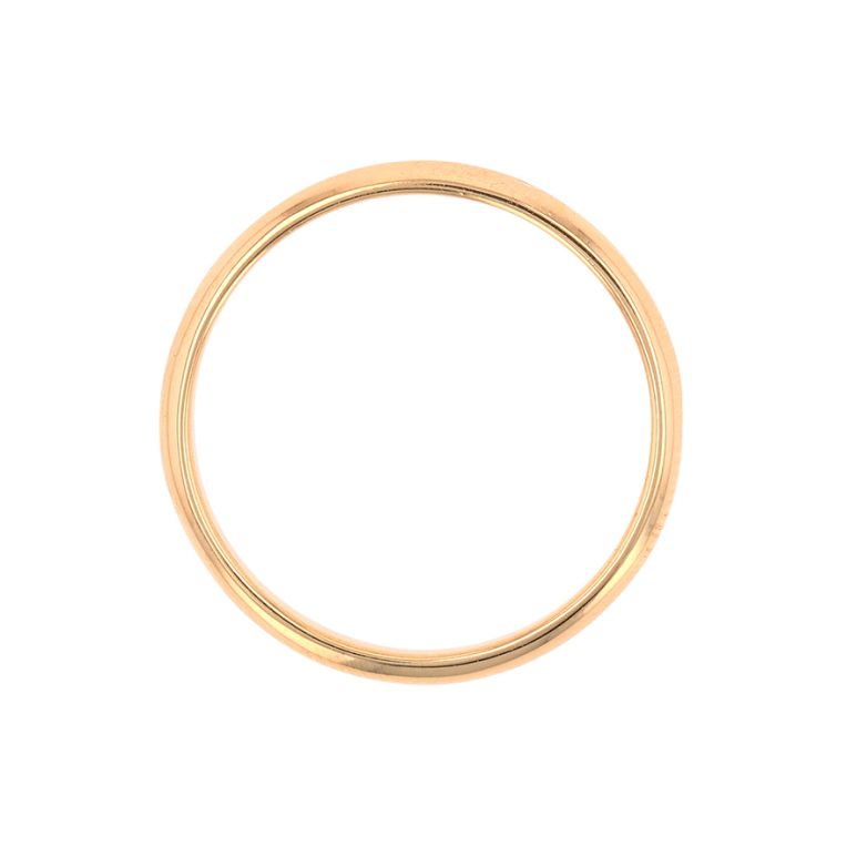 Yellow gold wedding band 3.28g