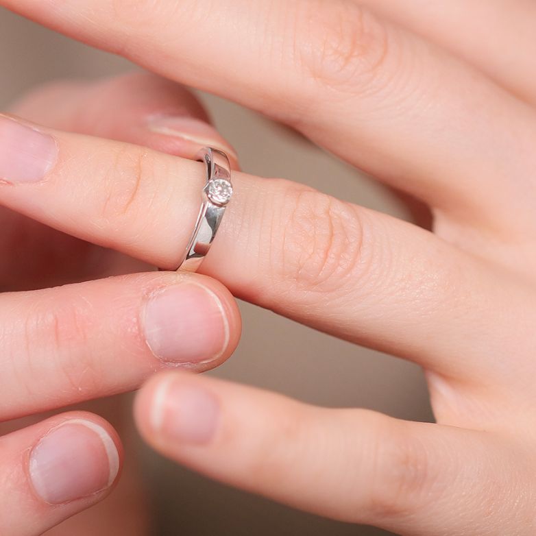 Solitaire diamond 0.12...