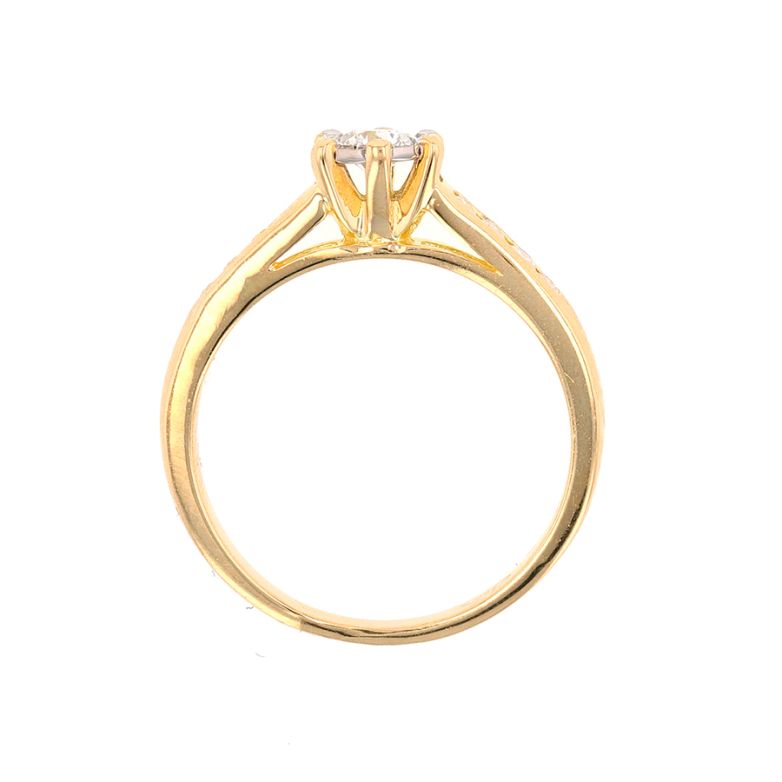 Diamond ring 0.19 carat 2...