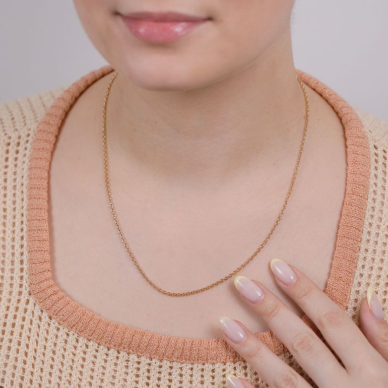 Yellow gold forçat chain 6.03g