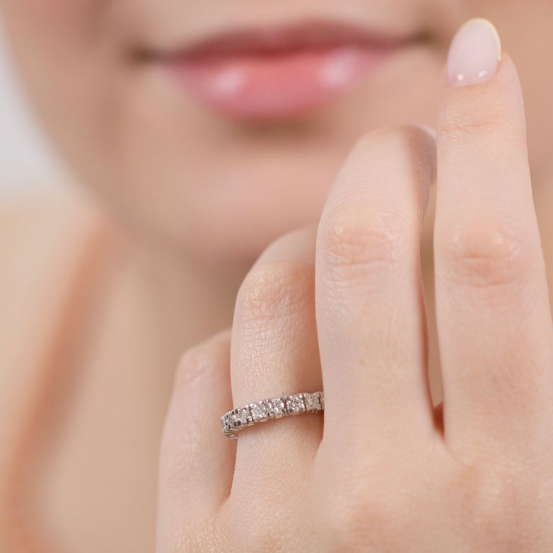 Diamond wedding band 1.26...