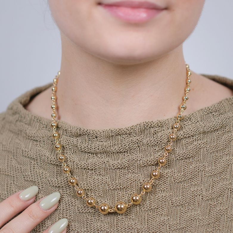 Necklace in yellow gold 22.02g