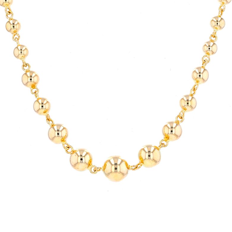 Necklace in yellow gold 22.02g