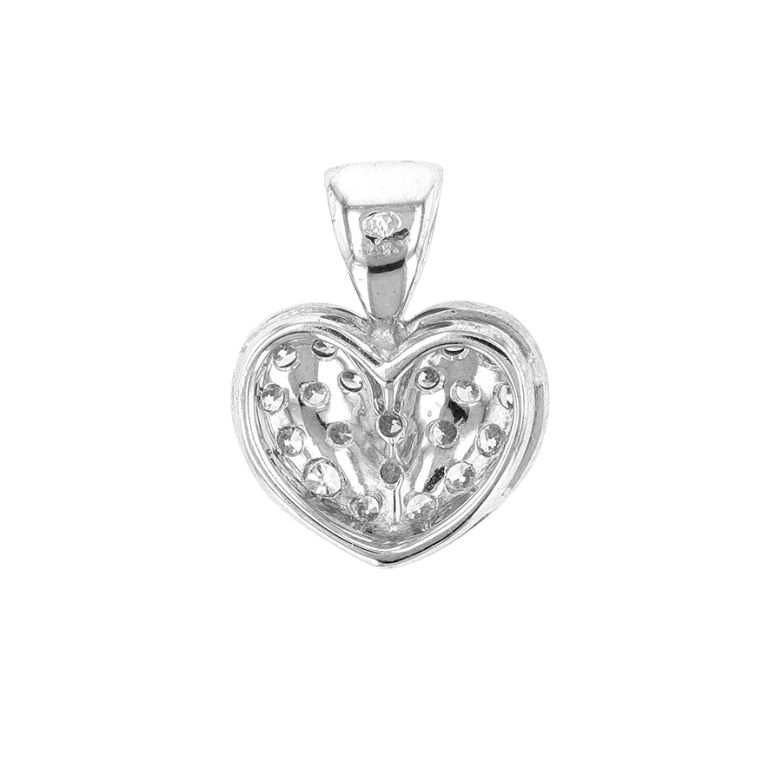 Heart pendant diamonds 0.40...