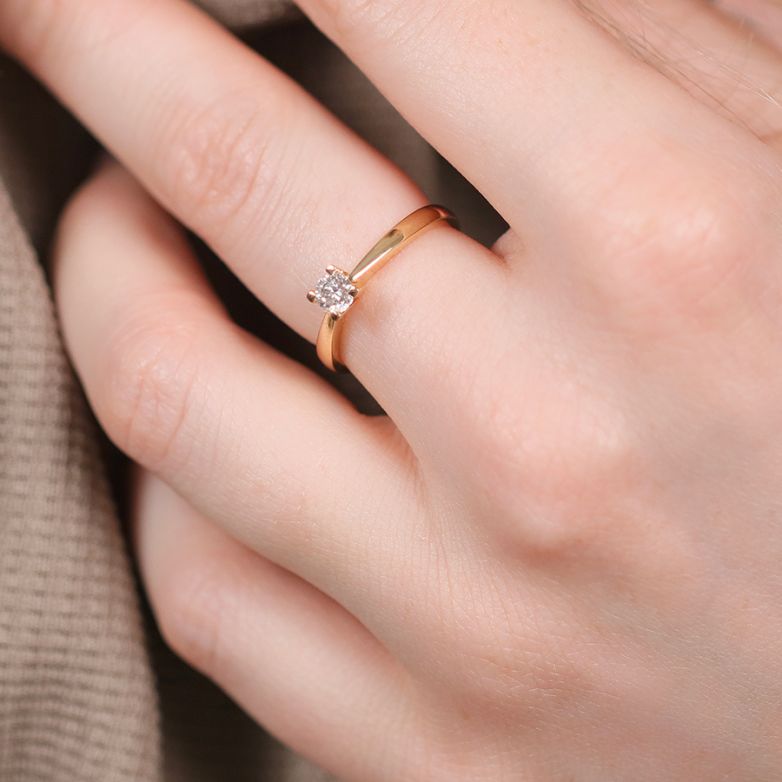 Solitaire diamond 0.23...