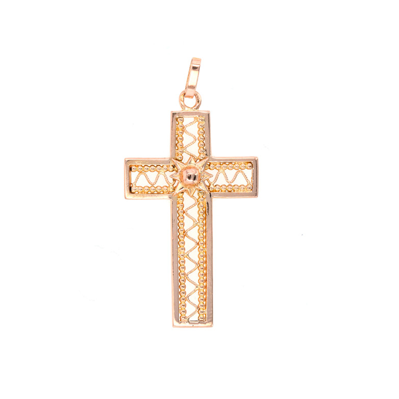 Yellow gold cross 2.27g