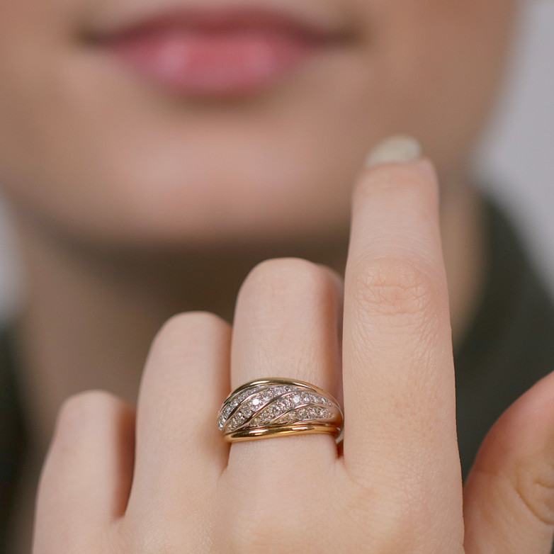 Diamond ring 0.45 carat 2...