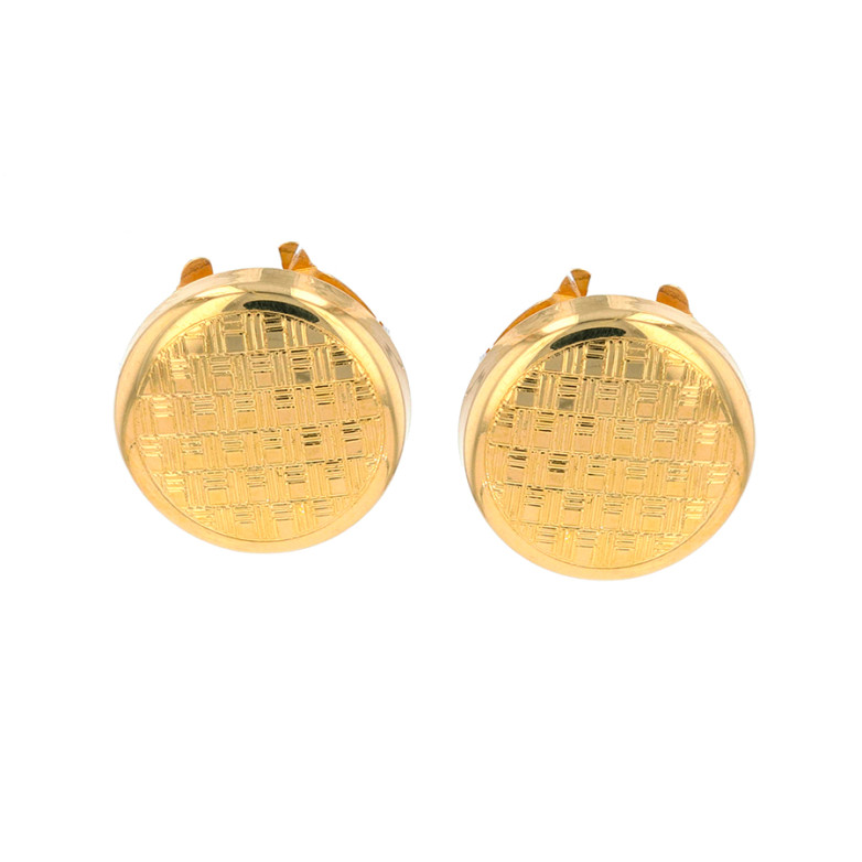 Yellow gold cufflinks 5.40g