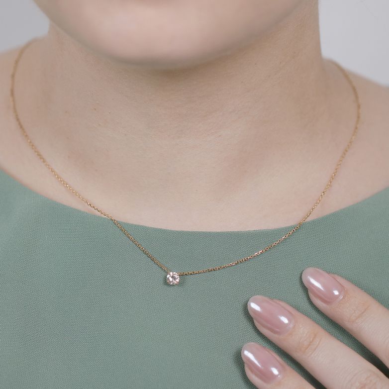 Diamond necklace 0.31 carat...