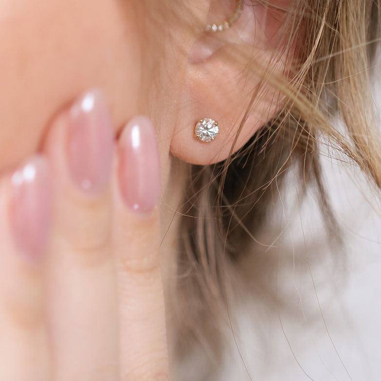 Earrings diamonds 0.53...