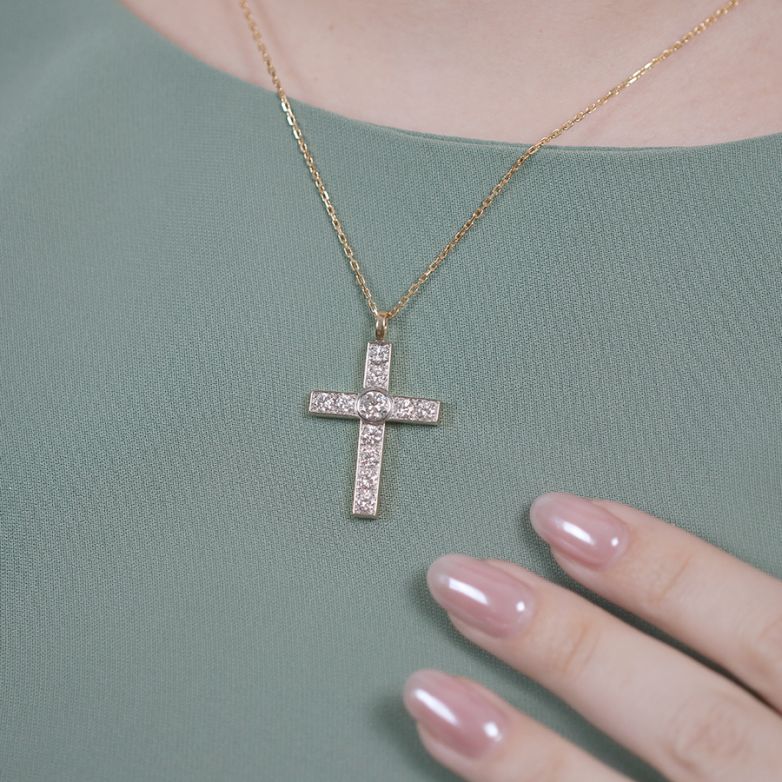 Cross diamonds 1.47 carat 2...