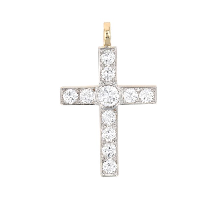 Cross diamonds 1.47 carat 2...