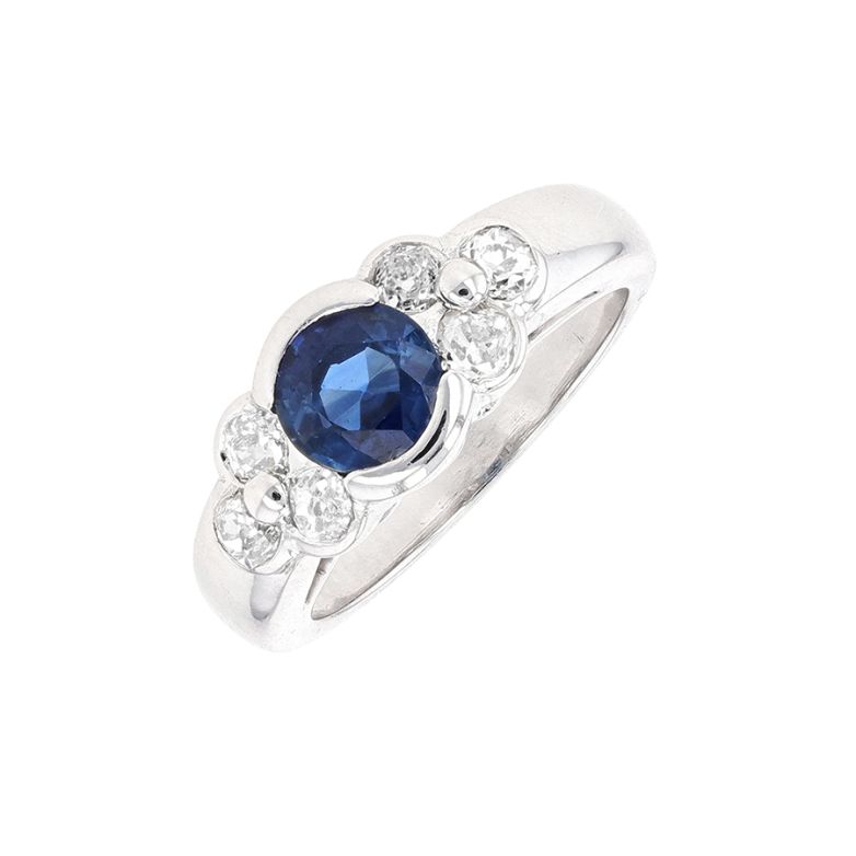 Ring sapphire 1 carat and...