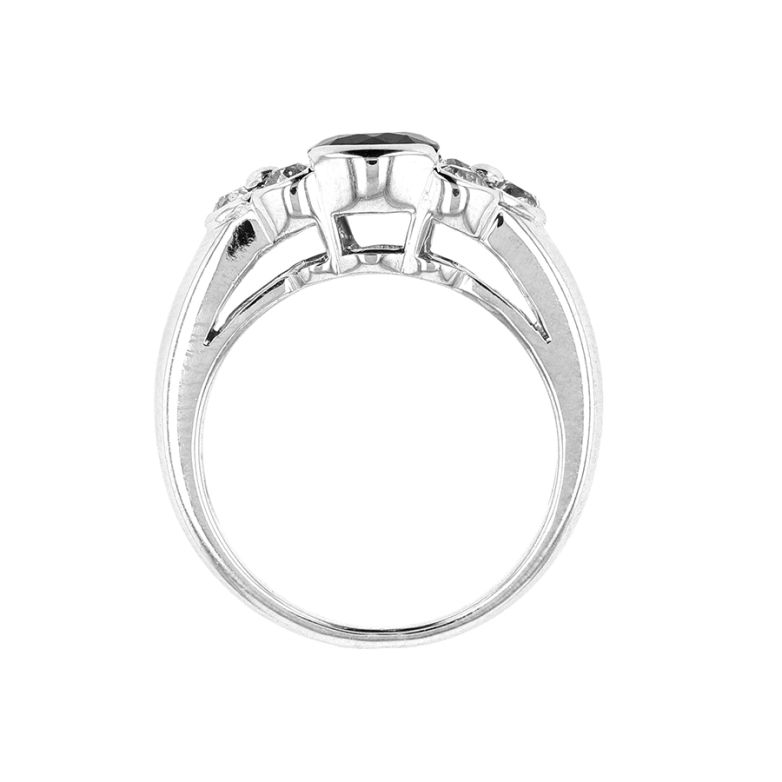 Ring sapphire 1 carat and...