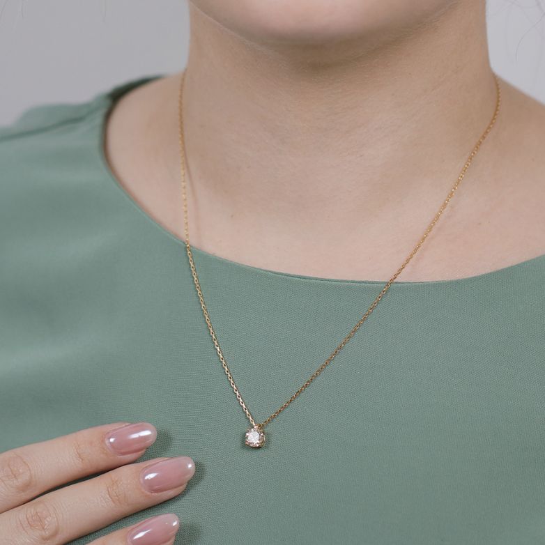 Diamond necklace 0.97 carat...