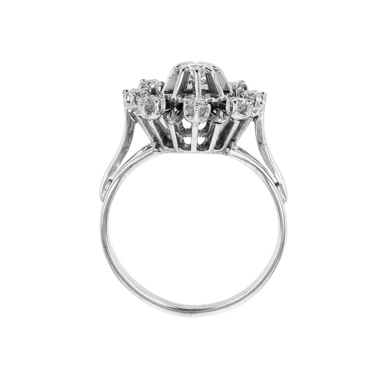 Bague vintage diamants 0.40...