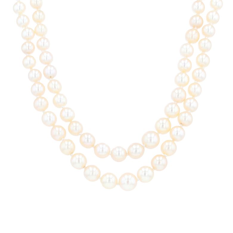 Double strand pearl...