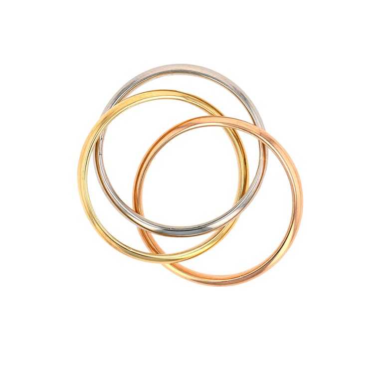 Yellow, pink and white gold...